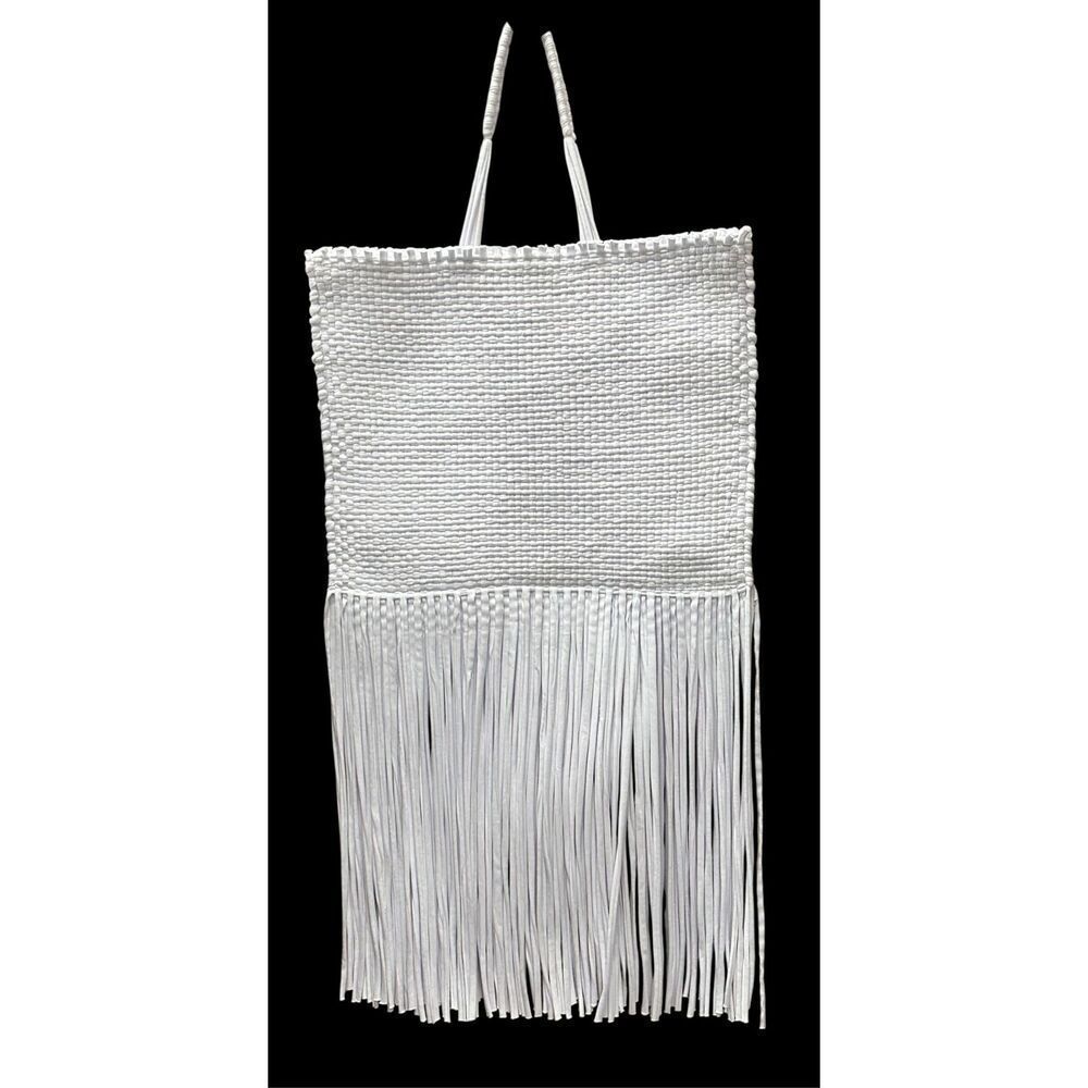 Rachel Comey Raine White Fringed Tote NWOT